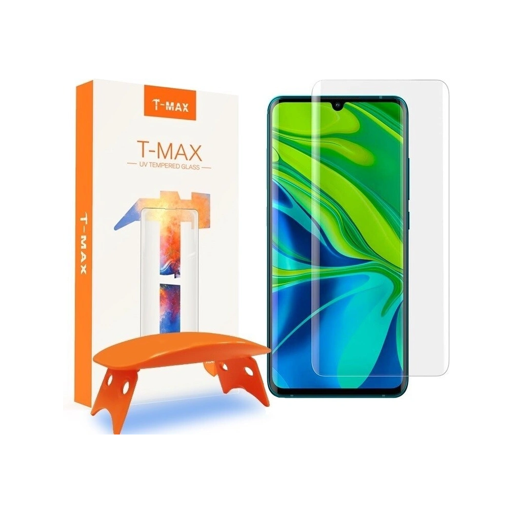 Hurtownia GSM - Tvrzené sklo UV T-Max Glass Xiaomi Mi Note 10 - TMX030 - {ean13} - Hurt