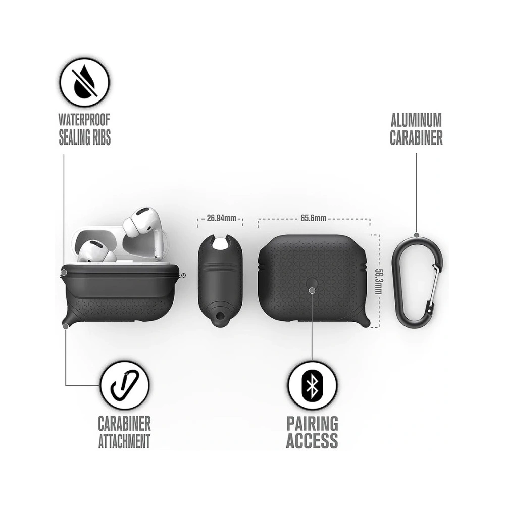 Hurtownia GSM - Etui Catalyst Premium Edition Case Apple AirPods Pro czarne - CAT112 - {ean13} - Hurt