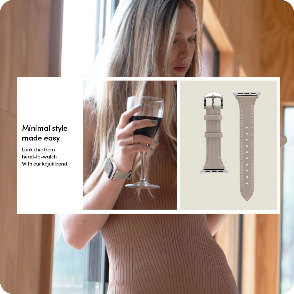Wholesale Belt Spigen Cyrill Kajuk Apple Watch 4/5/6/7/SE 40/41mm Cream - SPN2544 - {ean13} - Hurt