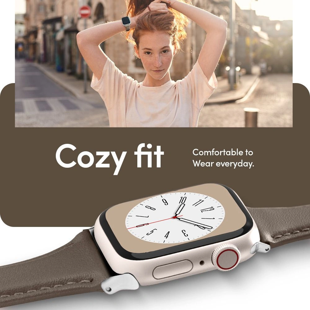 Hurtownia GSM - Pasek Spigen Cyrill Kajuk Apple Watch 4/5/6/7/SE 40/41mm Khaki - SPN2545 - {ean13} - Hurt