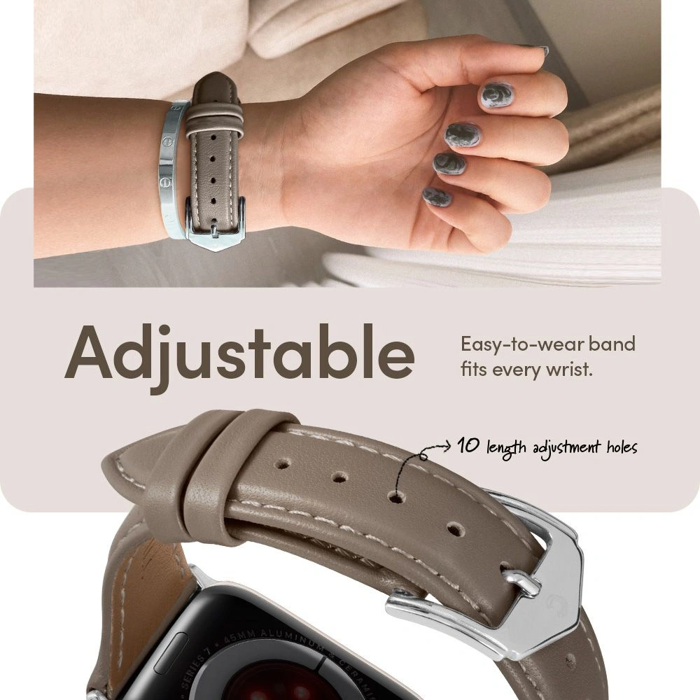 Hurtownia GSM - Pasek Spigen Cyrill Kajuk Apple Watch 4/5/6/7/SE 40/41mm Khaki - SPN2545 - {ean13} - Hurt