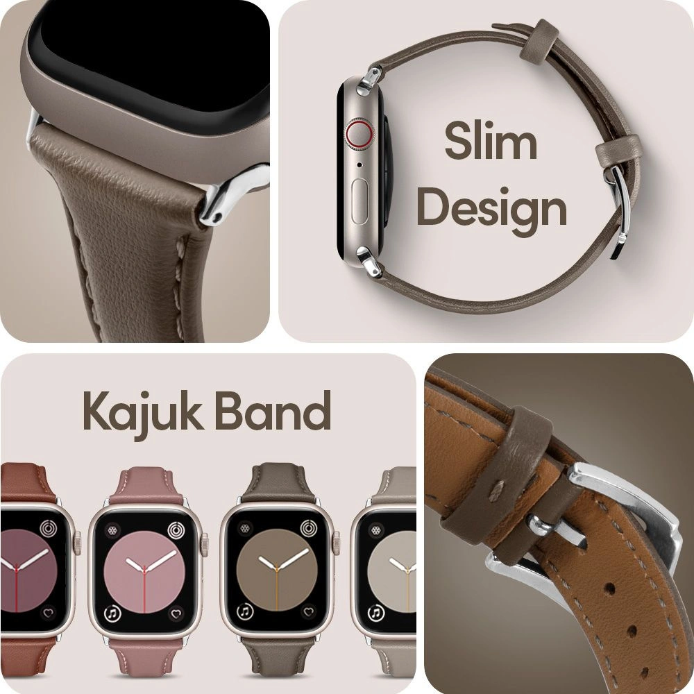 Hurtownia GSM - Pasek Spigen Cyrill Kajuk Apple Watch 4/5/6/7/SE 40/41mm Khaki - SPN2545 - {ean13} - Hurt