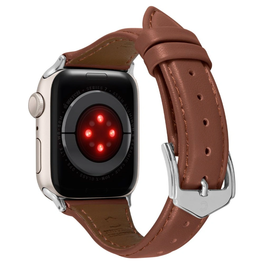 Hurtownia GSM - Pasek Spigen Cyrill Kajuk Apple Watch 4/5/6/7/SE 40/41mm Kaštan - SPN2546 - {ean13} - Hurt
