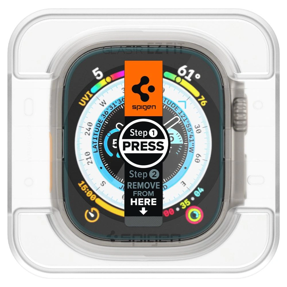 Hurtownia GSM - Gehärtetes Glas Spigen GLAS.tR ez Fit Apple Watch Ultra 49mm Klar [2 PACK] - SPN2548 - {ean13} - Hurt
