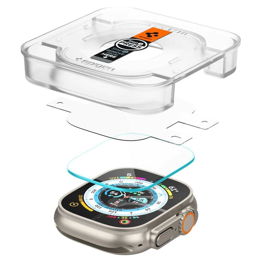 Hurtownia GSM - Gehärtetes Glas Spigen GLAS.tR ez Fit Apple Watch Ultra 49mm Klar [2 PACK] - SPN2548 - {ean13} - Hurt