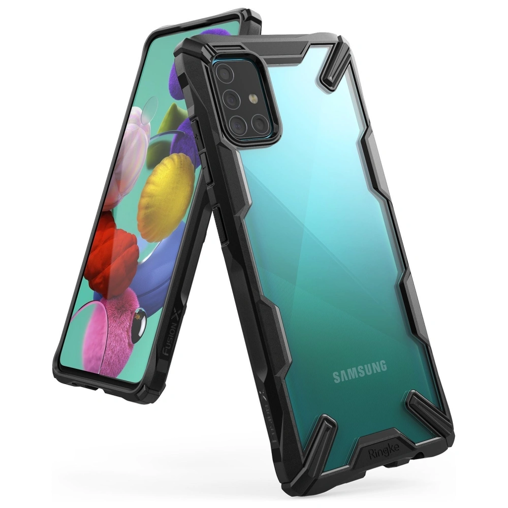 Hurtownia GSM - Etui Ringke Fusion-X Samsung Galaxy A51 Černé - RGK1080BLK - {ean13} - Hurt