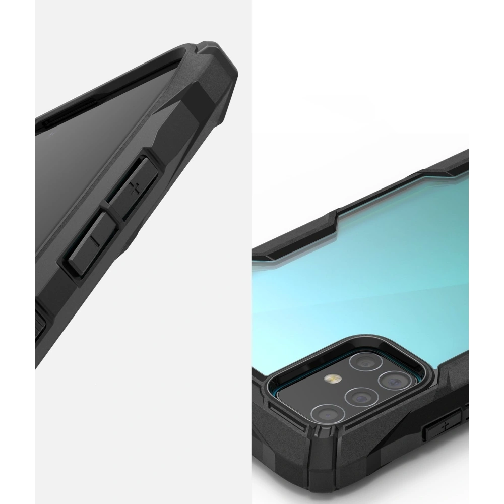 Hurtownia GSM - Etui Ringke Fusion-X Samsung Galaxy A51 Černé - RGK1080BLK - {ean13} - Hurt
