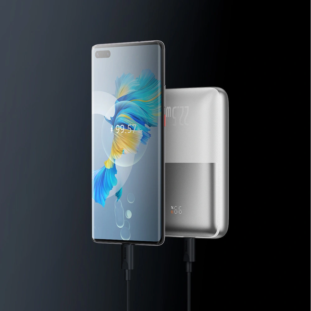 Hurtownia GSM - Powerbank Baseus Bipow Pro 20000mAh 22.5W + kabel USB-A/USB-C 3A 0.3m bílý (PPBD030002) - BSU3609 - {ean13} - Hurt