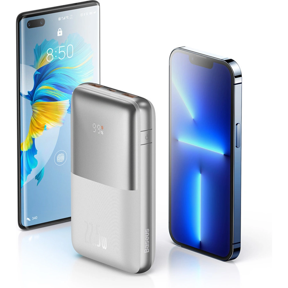 Hurtownia GSM - Powerbank Baseus Bipow Pro 20000mAh 22.5W + kabel USB-A/USB-C 3A 0.3m bílý (PPBD030002) - BSU3609 - {ean13} - Hurt