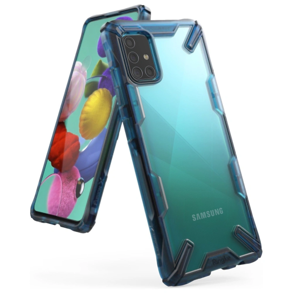 Wholesale Ringke Fusion-X Samsung Galaxy A51 Space Blue - RGK1081BLU - {ean13} - Hurt