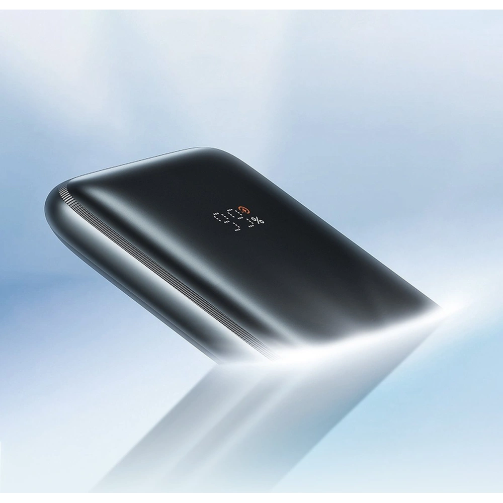Powerbank Baseus Bipow Pro 10000mAh 20W + cablu USB-A/USB-C 3A 0.3m alb