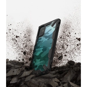 Etui Ringke Fusion-X Design Samsung Galaxy A51 Camo (Moro) Black