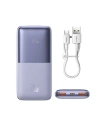 Powerbank Baseus Bipow Pro 10000mAh 20W + USB-A/USB-C 3A kábel 0.3m lila