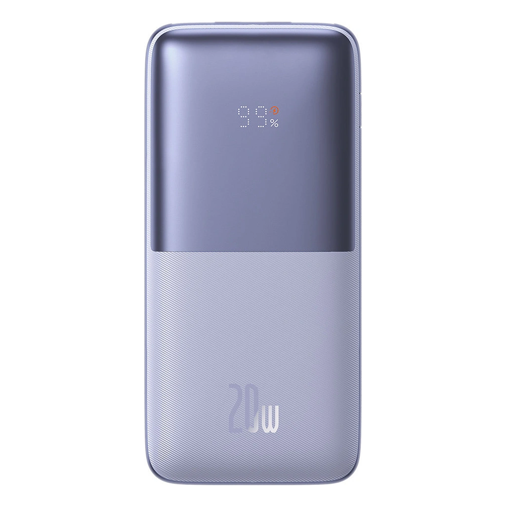Wholesale Powerbank Baseus Bipow Pro 10000mAh 20W + USB-A/USB-C cable 3A 0.3m purple - BSU3614 - {ean13} - Hurt