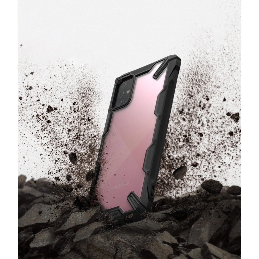 Hurtownia GSM - Etui Ringke Fusion-X Samsung Galaxy A71 černé - RGK1083BLK - {ean13} - Hurt