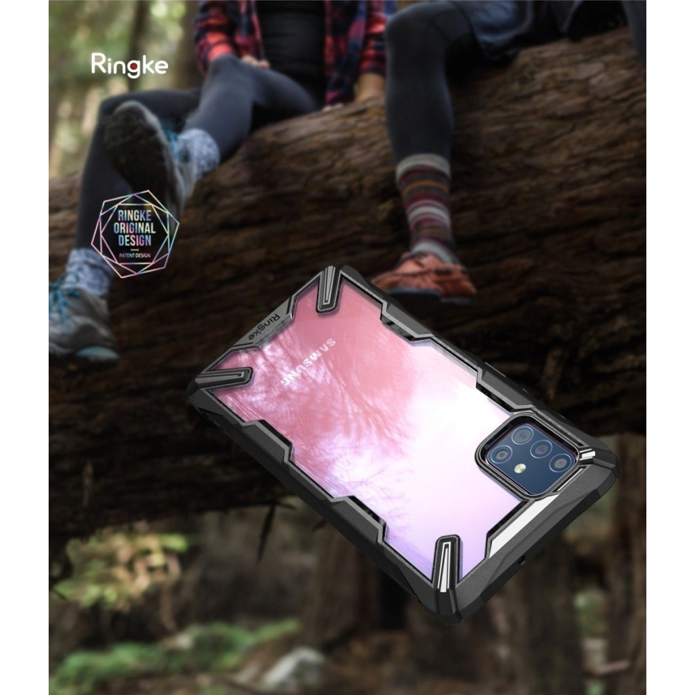 Hurtownia GSM - Etui Ringke Fusion-X Samsung Galaxy A71 černé - RGK1083BLK - {ean13} - Hurt