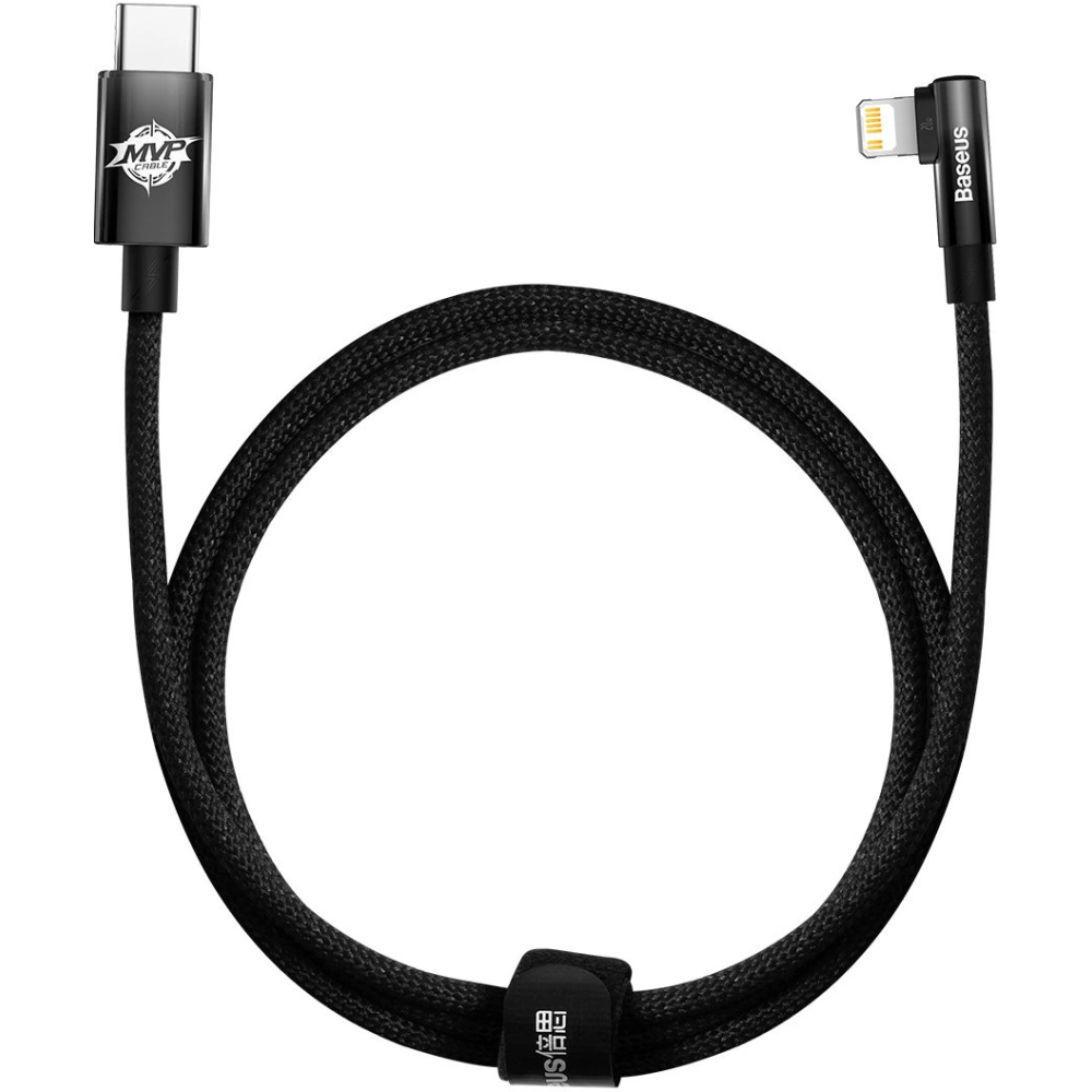 Hurtownia GSM - Kabel kątowy Baseus MVP 2 Elbow Power Delivery USB-C/Lightning 1m 20W schwarz - BSU3618 - {ean13} - Hurt