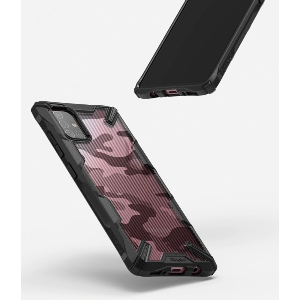 Hurtownia GSM - Etui Ringke Fusion-X Design Samsung Galaxy A71 Camo (Moro) černá - RGK1085MOB - {ean13} - Hurt