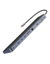 Hub Baseus EliteJoy Gen2 11w1 + kabel USB-C 0,25m šedý