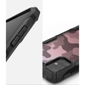 Etui Ringke Fusion-X Design Samsung Galaxy A71 Camo (Moro) Black