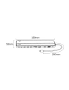 Hurtownia GSM - Hub Baseus EliteJoy Gen2 11w1 + kabel USB-C 0,25m šedý - BSU3621 - {ean13} - Hurt