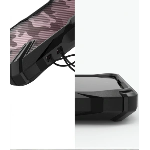 Etui Ringke Fusion-X Design Samsung Galaxy A71 Camo (Moro) Black