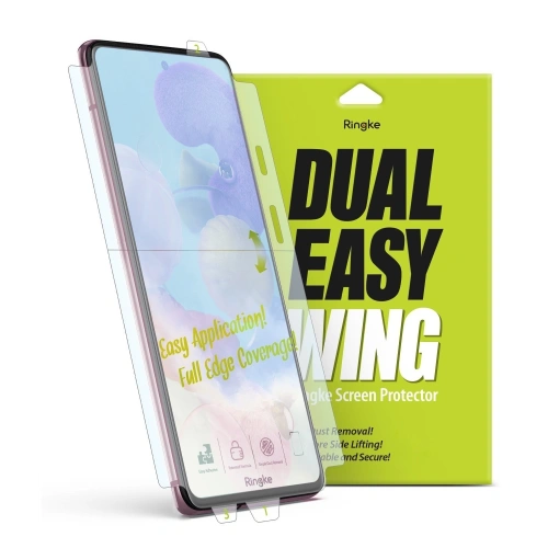 Folia hydrożelowa Ringke Dual Easy Wing Full Cover Samsung Galaxy A71 [2 PACK]