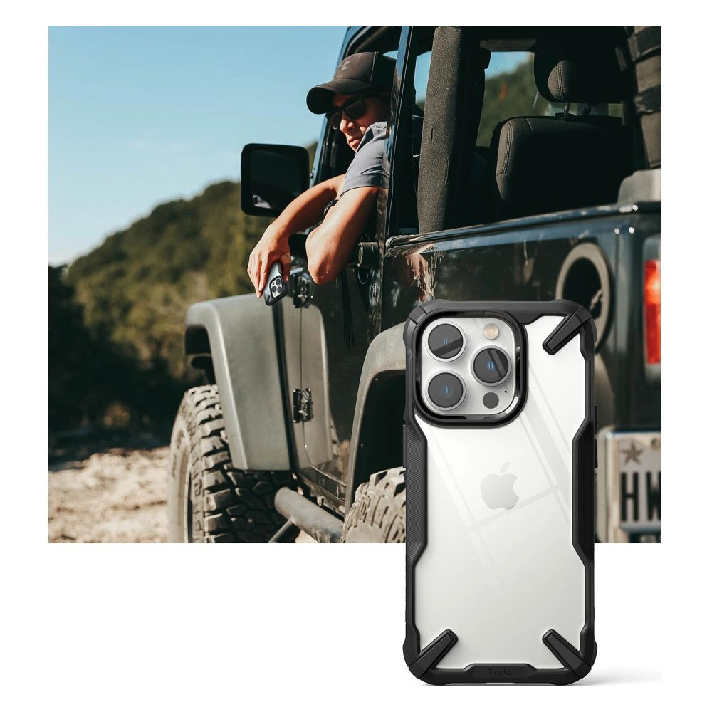 Hurtownia GSM - Etui Ringke Fusion-X Design Apple iPhone 14 Pro Negru - RGK1702 - {ean13} - Hurt