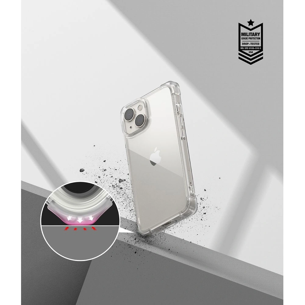 Hurtownia GSM - Etui Ringke Fusion Bumper Apple iPhone 14 Plus / 15 Plus Čiré - RGK1705 - {ean13} - Hurt