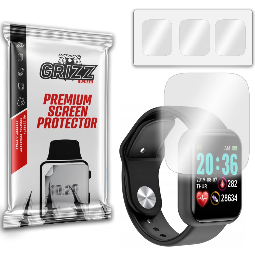 Folia hydrożelowa GrizzGlass Hydrofilm do Smartwatch Y68s