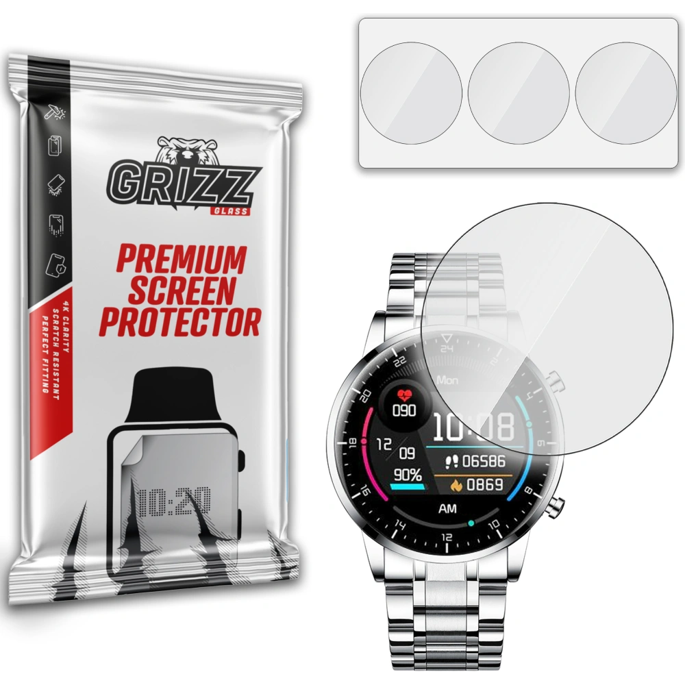 Folyadék hidrogel GrizzGlass hidrofilm Smartwatch NY19-hez