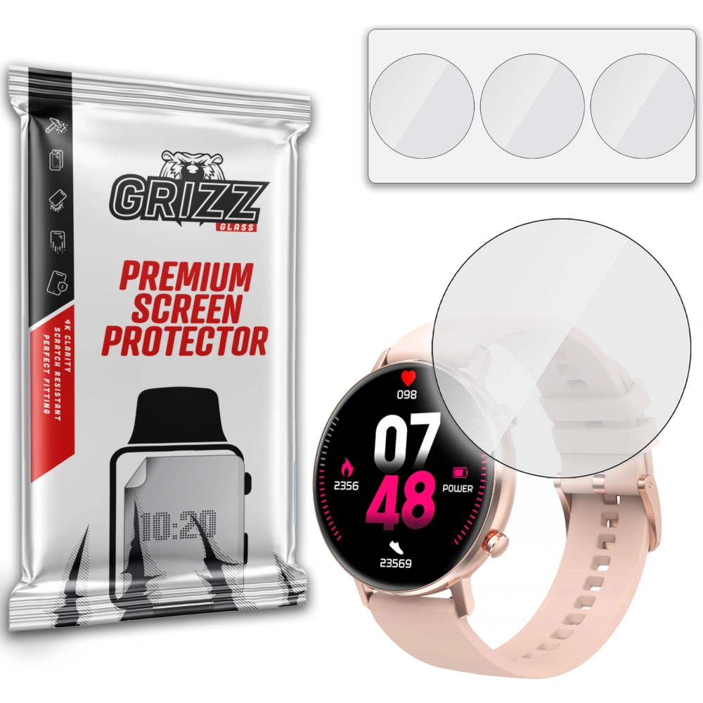 Folia hydrożelowa GrizzGlass Hydrofilm do Smartwatch DT96