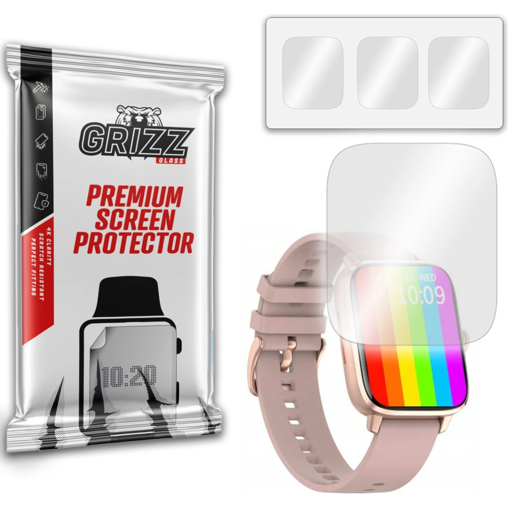 Folia hydrożelowa GrizzGlass Hydrofilm do Smartwatch DT102