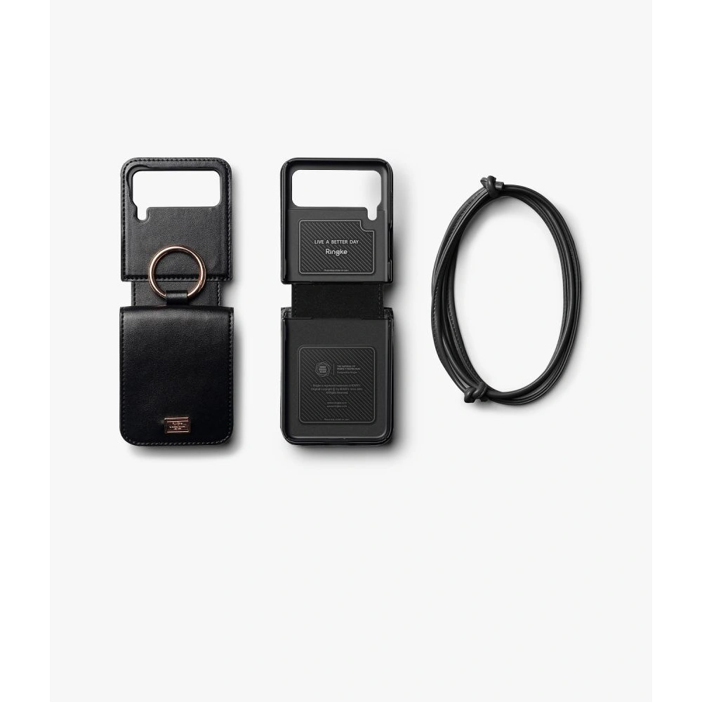 Hurtownia GSM - Etui Ringke Signature Card Pocket Samsung Galaxy Z Flip 4 Fekete - RGK1711 - {ean13} - Hurt