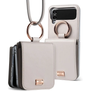 Wholesale Ringke Signature Card Pocket Samsung Galaxy Z Flip 4 Dove Grey - RGK1712 - {ean13} - Hurt
