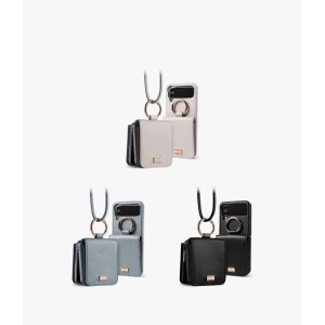 Wholesale Ringke Signature Card Pocket Samsung Galaxy Z Flip 4 Dove Grey - RGK1712 - {ean13} - Hurt