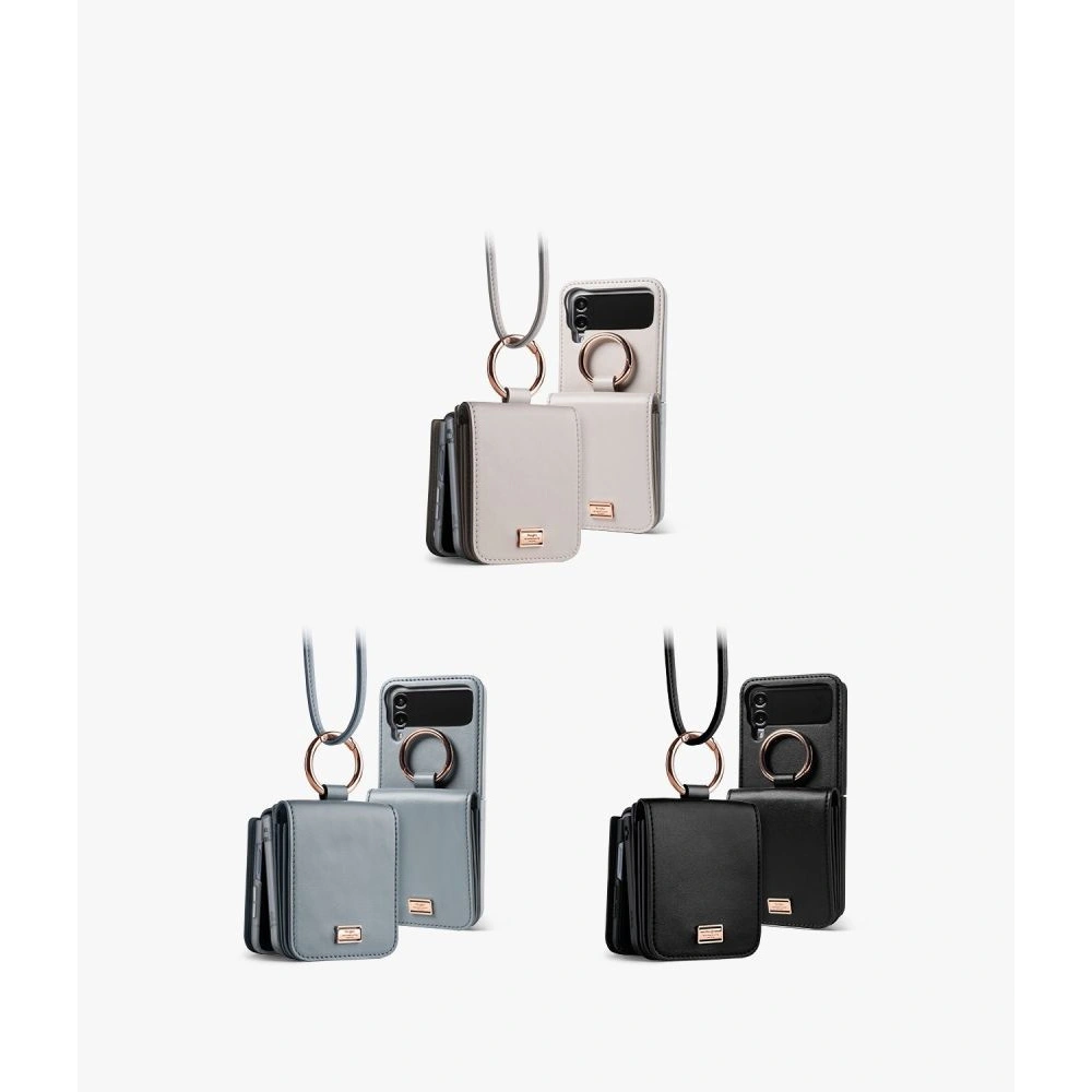 Hurtownia GSM - Etui Ringke Signature Card Pocket Samsung Galaxy Z Flip 4 Gri Porumbel - RGK1712 - {ean13} - Hurt
