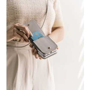 Wholesale Ringke Signature Card Pocket Samsung Galaxy Z Flip 4 Dove Grey - RGK1712 - {ean13} - Hurt