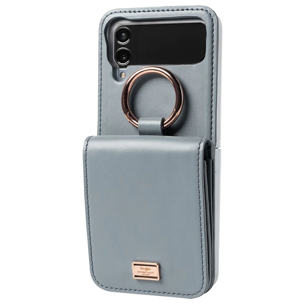 Wholesale Ringke Signature Card Pocket Samsung Galaxy Z Flip 4 Ash Blue - RGK1713 - {ean13} - Hurt