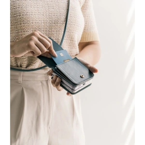 Wholesale Ringke Signature Card Pocket Samsung Galaxy Z Flip 4 Ash Blue - RGK1713 - {ean13} - Hurt