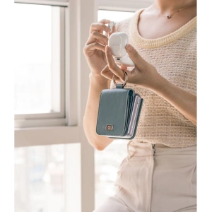 Wholesale Ringke Signature Card Pocket Samsung Galaxy Z Flip 4 Ash Blue - RGK1713 - {ean13} - Hurt