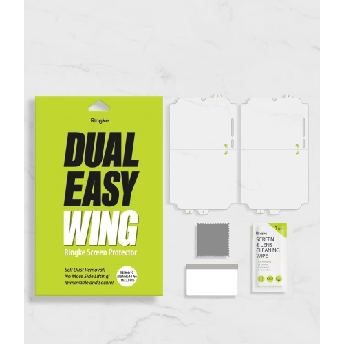 Folia hydrożelowa Ringke Dual Easy Wing Full Cover Xiaomi Mi Note 10/Note 10 Pro [2 PACK]