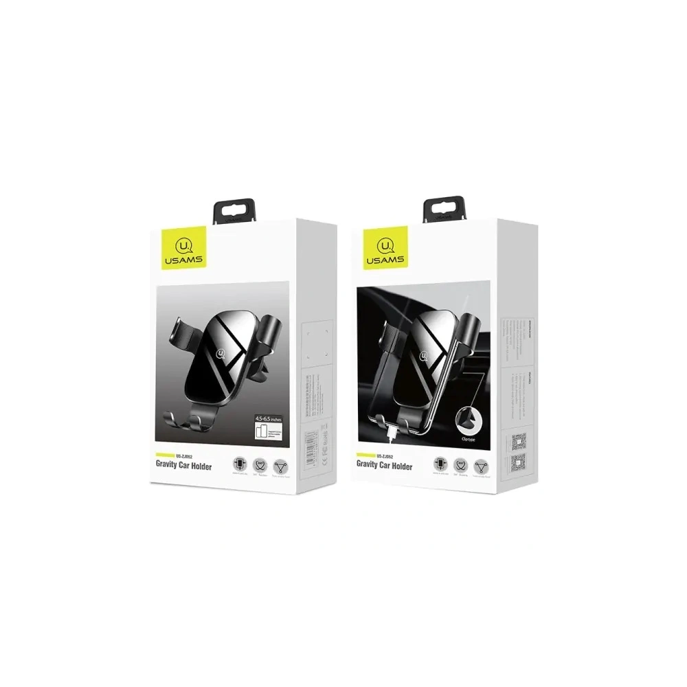 Wholesale USAMS Air Vent Car Mount Gravity black ZJ52ZJ01 (US-ZJ052) - USA742BLK - {ean13} - Hurt