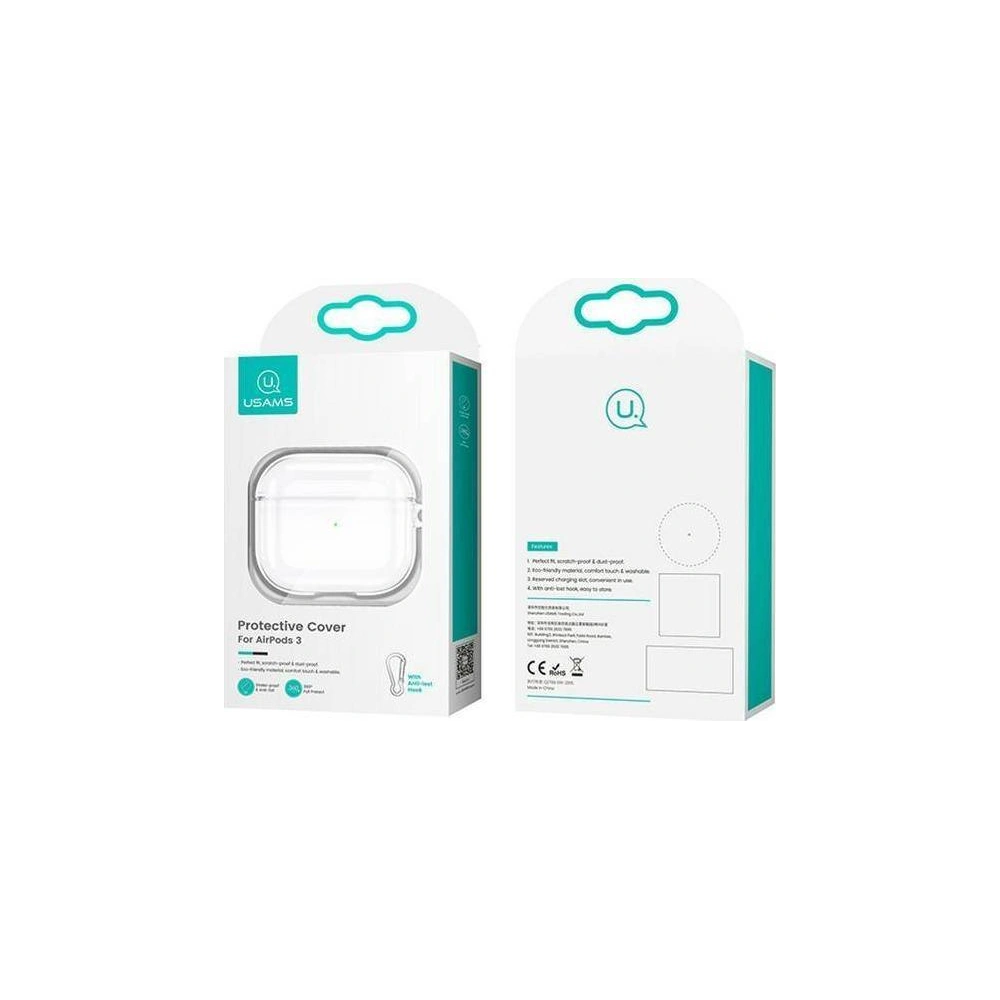 Hurtownia GSM - Etui USAMS Apple AirPods 3 przezroczysty/tranparent BH740AP01 - USA116 - {ean13} - Hurt