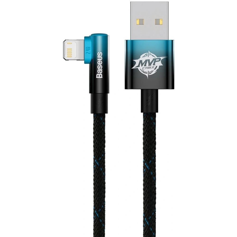 Hurtownia GSM - Kabel kątový Baseus MVP 2 Elbow Power Delivery USB/Lightning 2m 2.4A modrý - BSU3623 - {ean13} - Hurt