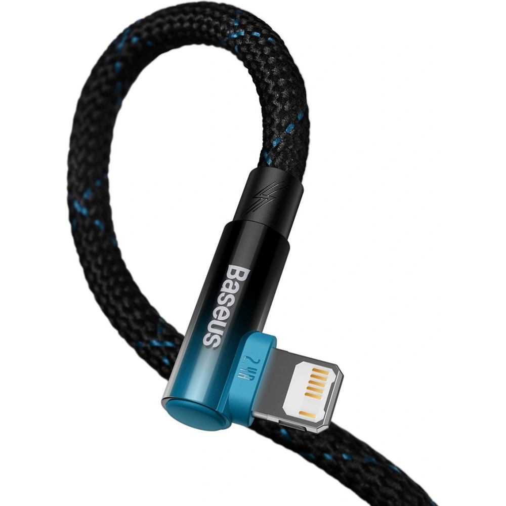 Hurtownia GSM - Kabel kątový Baseus MVP 2 Elbow Power Delivery USB/Lightning 2m 2.4A modrý - BSU3623 - {ean13} - Hurt