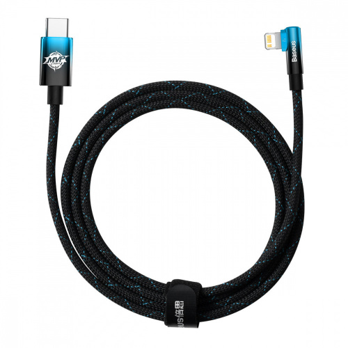 Baseus Distributor - 6932172612399 - BSU3625 - Baseus MVP 2 Elbow Angle Cable Power Delivery USB-C/Lightning 2m 20W blue - B2B homescreen