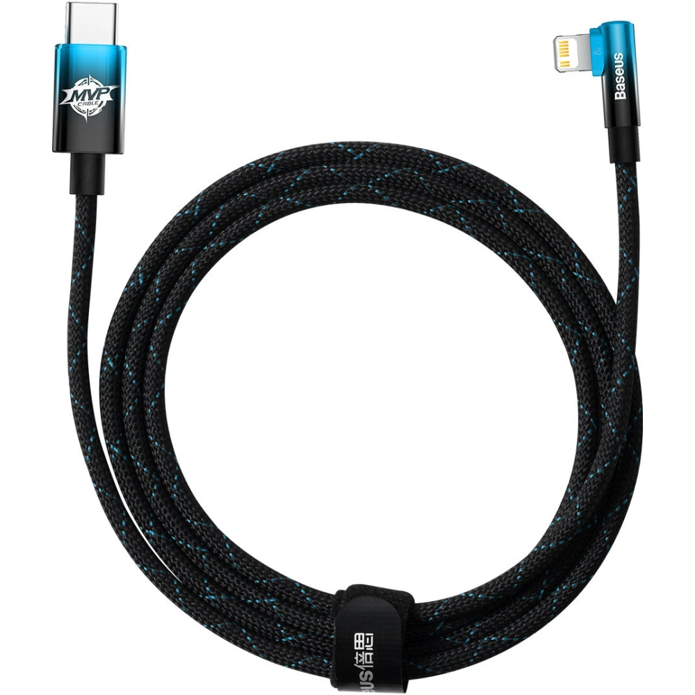 Hurtownia GSM - Winkelkabel Baseus MVP 2 Elbow Power Delivery USB-C/Lightning 2m 20W blau - BSU3625 - {ean13} - Hurt