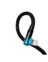 Wholesale Baseus MVP 2 Elbow Angle Cable Power Delivery USB-C/Lightning 2m 20W blue - BSU3625 - {ean13} - Hurt