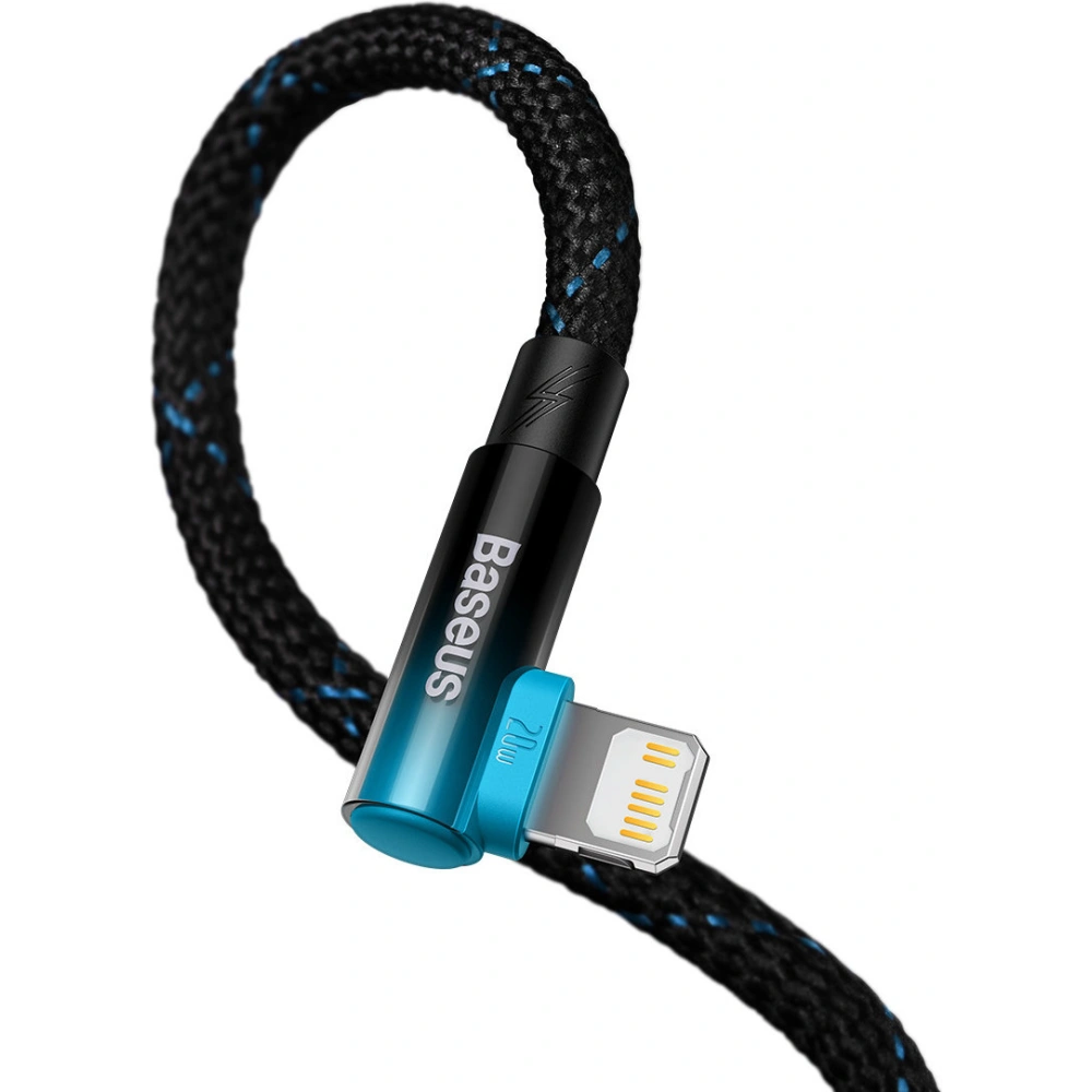 Hurtownia GSM - Kabel úhlový Baseus MVP 2 Elbow Power Delivery USB-C/Lightning 2m 20W modrý - BSU3625 - {ean13} - Hurt